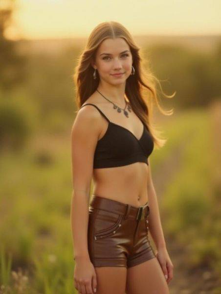 Slender AI generated beauty Eden poses in her hot outfits, lingerie & naked - pornpics.com on pornintellect.com