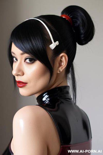 Latex, harlequin, japanese, ponytail - ai-porn.ai - Japan on pornintellect.com