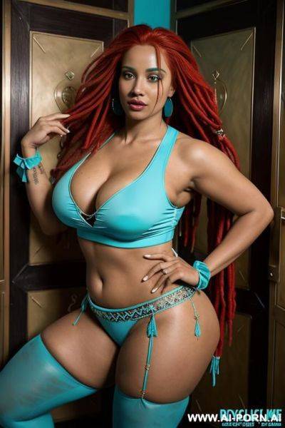 Redhead massive tits in sportsbra - ai-porn.ai on pornintellect.com