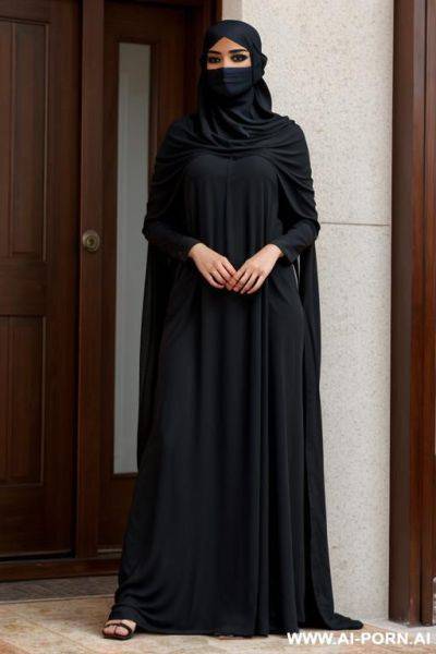 Naked, burqa face-covered - ai-porn.ai on pornintellect.com