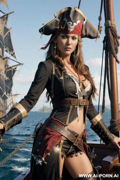 Pirate ship group of women - ai-porn.ai on pornintellect.com
