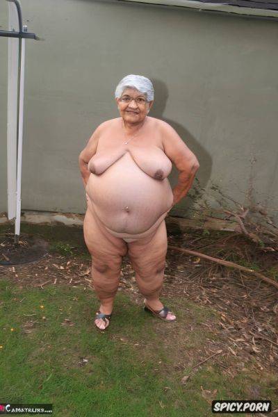 Front view shot, she has a big obese plump belly and shrink boobs - spicy.porn - Mexico on pornintellect.com