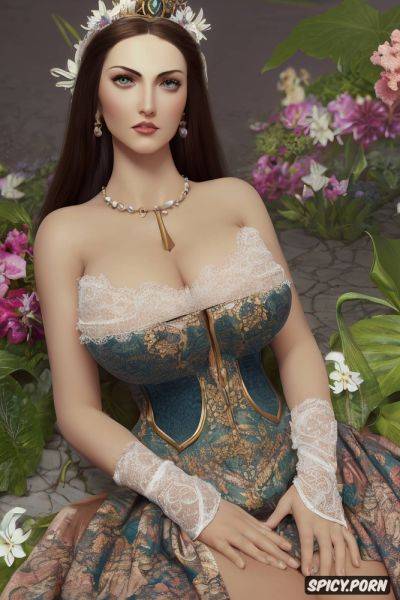 Fully nude, dd cup chest with dug, detailed hair, bottomless - spicy.porn on pornintellect.com