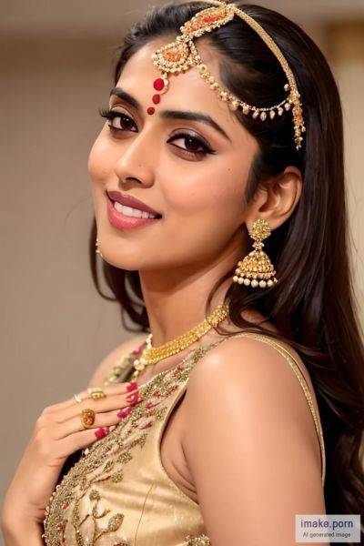 Genelia D'Souza in salwar with cat ears and gold jewels - imake.porn on pornintellect.com