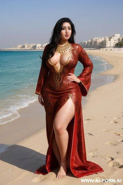 Pretty face chubby naked big ass wide hips full body view oiled - ai-porn.ai on pornintellect.com
