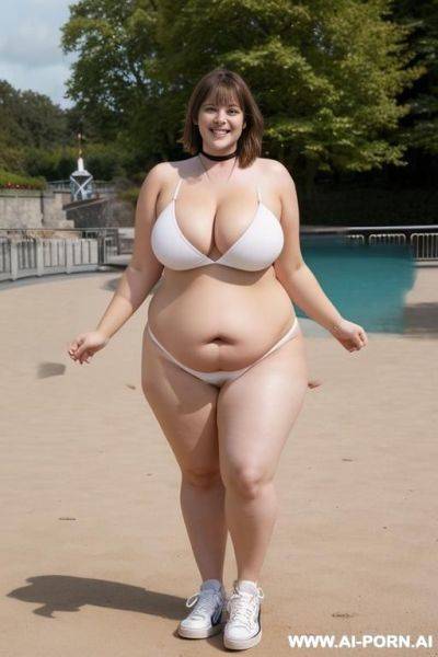 Double boob size. reduce belly size. - ai-porn.ai on pornintellect.com