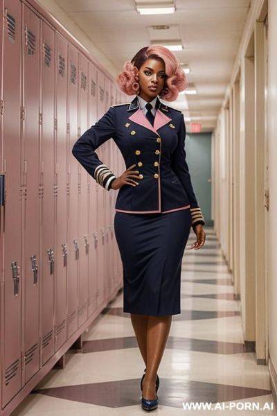 African woman, slight build, natural breasts, short, extreme hourglass figure - ai-porn.ai on pornintellect.com