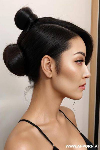 Japanese 20 hot front view hair bun - ai-porn.ai - Japan on pornintellect.com