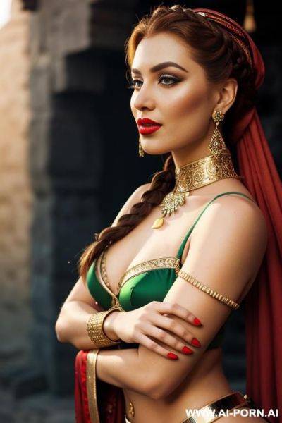 Ginger, red lipstick, full lips, curvy, irish, - ai-porn.ai - Ireland on pornintellect.com