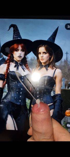 AI Jenna Ortega and Emma Watson Cum Tribute - erome.com on pornintellect.com