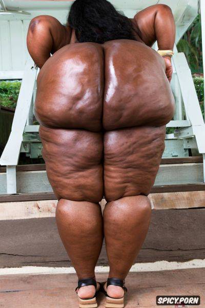 Centered, gorgeous face, ssbbw, best quality, huge round saggy ass - spicy.porn on pornintellect.com