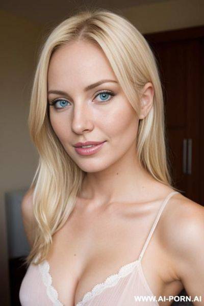 Missionary, 1 , blonde, nervous, blushing - ai-porn.ai on pornintellect.com
