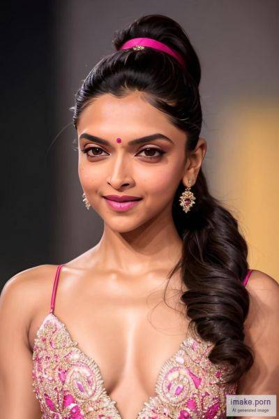 Indian girl Deepika Padukone in pony tail hair style pony tail... - imake.porn - India on pornintellect.com