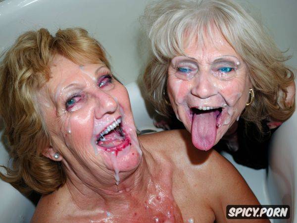 Highres, tremendous splash of sperm in the mouth, vivid colors - spicy.porn on pornintellect.com