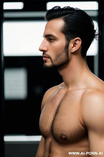 Man with normal body, profile picture - ai-porn.ai on pornintellect.com