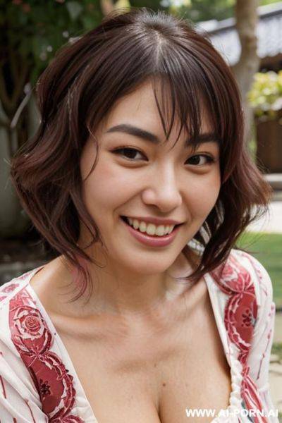 Close! immersive expression. spoiled milfy japanese hooker. long loose wavy purple hair. closeup in decent clothes. she is naturally tanned. real-life sei-ra sodes-hiro! in an arousement park. it seems as if she closely gives me a handjob. - ai-porn.ai - Japan - county Hooker on pornintellect.com