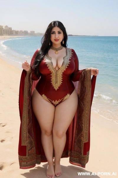 Pretty face chubby naked big ass wide hips full body view oiled - ai-porn.ai on pornintellect.com