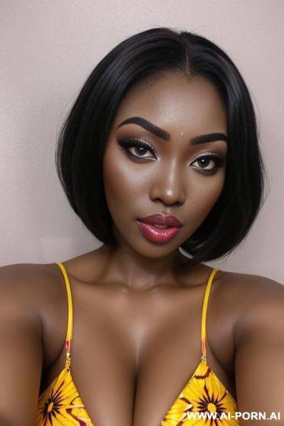 Gorgeous model, (thick lips), (beautiful eyes), lush hair, photoshoot, (((ahegao))) - ai-porn.ai on pornintellect.com