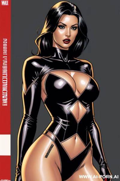 Sexy woman with comic book body - ai-porn.ai on pornintellect.com