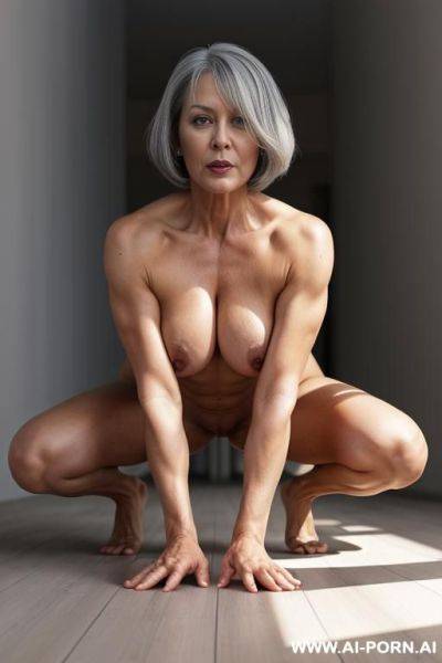Naked on all fours ass up looking back - ai-porn.ai on pornintellect.com