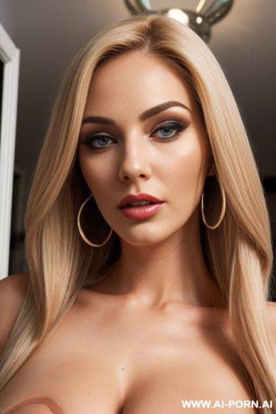 (((sexy poses))) (photoshoot) ((((gorgeous models)))) (((full lips))) ((lush hair)) (hoop earrings) ((goddesses)) ((seductive)) (((hourglass figures))) (hands in hair) blue eyes blonde russians with flowing hair, massive boobs and very pretty faces - ai-porn.ai - Russia on pornintellect.com