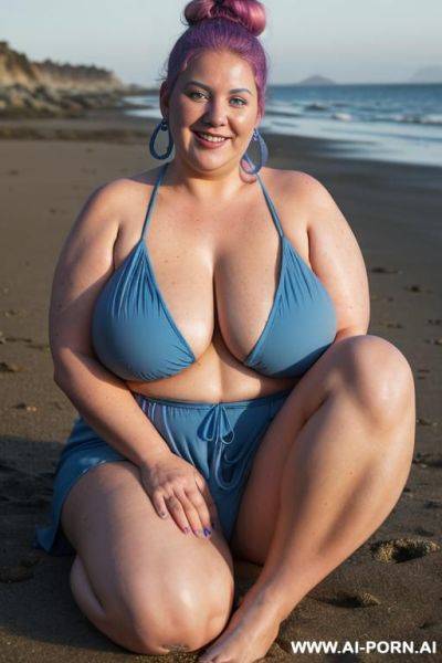 Wide hips, very old milf, spreading legs and flashing tits and hairy pussy, naked boobs - ai-porn.ai on pornintellect.com