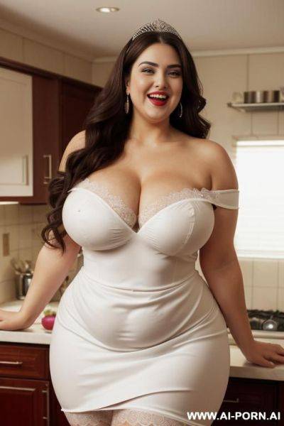 (very obese) (massive ass) (300 pounds) (fat face) (chubby arms) big woman) (pear shaped) (super wide) (soft body) (big eyes) (((laughing))) ((sexy pose)) (photoshoot) ((gorgeous model)) (((full - ai-porn.ai on pornintellect.com