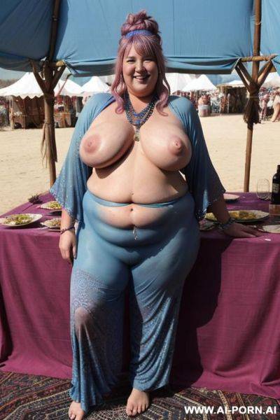 Very old wife, hairy pussy, huge wide hips, horny flashing boobs - ai-porn.ai on pornintellect.com