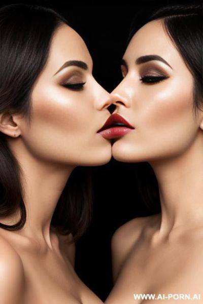 2 womans kiss - ai-porn.ai on pornintellect.com