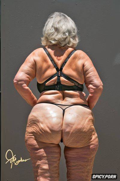 Centered, perfect face, thong, full body view, big hips, flip flops - spicy.porn on pornintellect.com