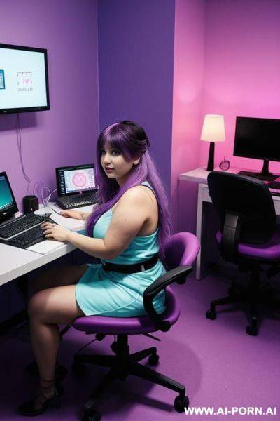 Dresses like a , long messy hair - ai-porn.ai on pornintellect.com