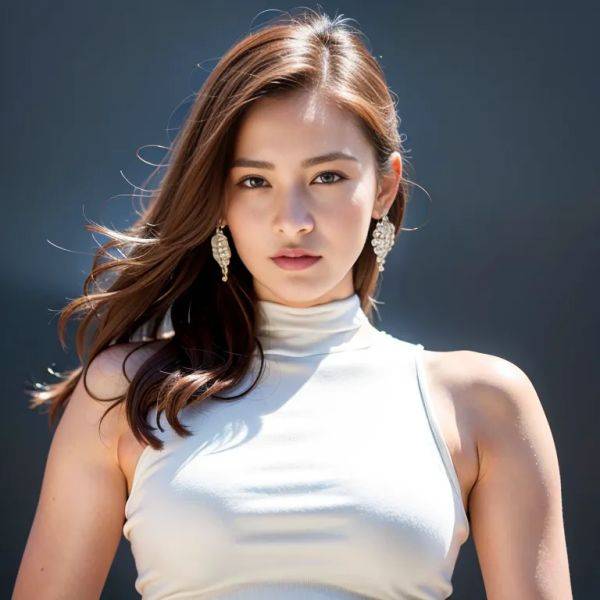 ,woman,twenties,(RAW photo, best quality, masterpiece:1.1), (realistic, photo-realistic:1.2), ultra-detailed, ultra high res, physically-based rendering,beautiful,earings,sleeveless,white shirt,(adult:1.5) - pornmake.ai on pornintellect.com