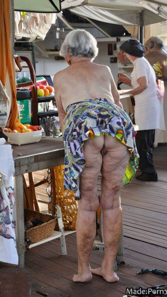 Big hips woman 90 ponytail medium shot short lift dress AI porn - made.porn on pornintellect.com