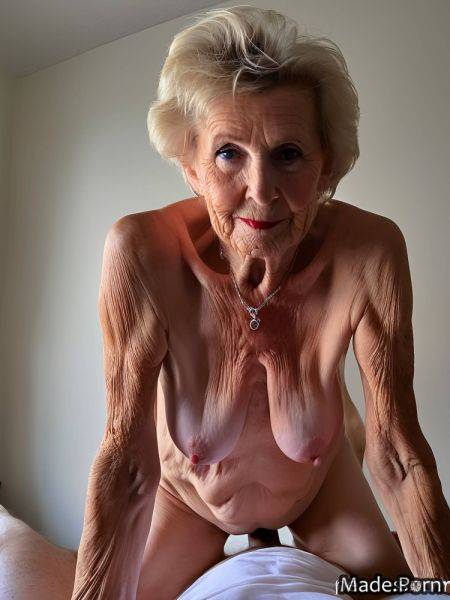 Creepy small ass white hair woman pov seduction squatting AI porn - made.porn on pornintellect.com