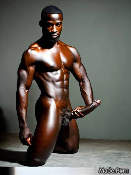 Full shot angry handjob uncircumcised cock bodybuilder latex athlete AI porn - made.porn on pornintellect.com