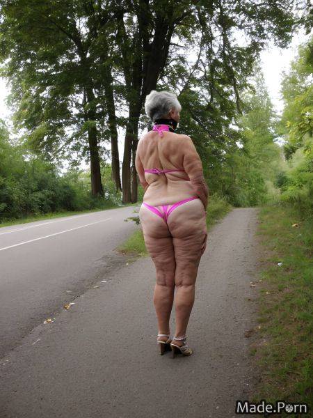 Happy chubby necklace road transparent woman anklet AI porn - made.porn on pornintellect.com