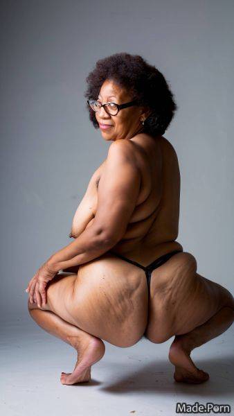 Photo tall glasses looking back photo studio squatting big ass AI porn - made.porn on pornintellect.com
