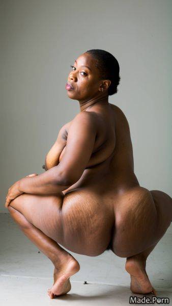 Squatting big ass big hips african american woman looking back looking at viewer AI porn - made.porn - Usa on pornintellect.com
