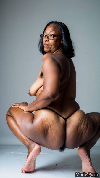 Tall african american spreading ass nun glasses squatting medium shot AI porn - made.porn - Usa on pornintellect.com