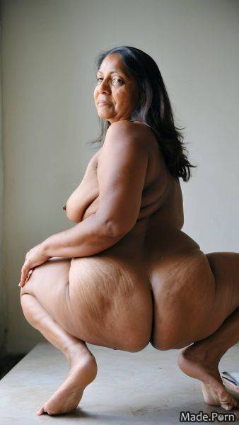 Spreading ass barefoot big ass medium shot woman 70 photo studio AI porn - made.porn on pornintellect.com