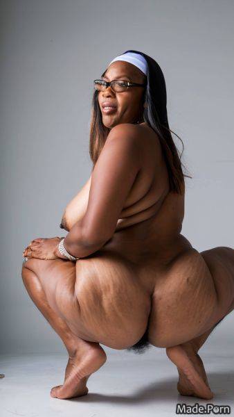 Spreading ass barefoot nude tall looking at viewer woman squatting AI porn - made.porn on pornintellect.com