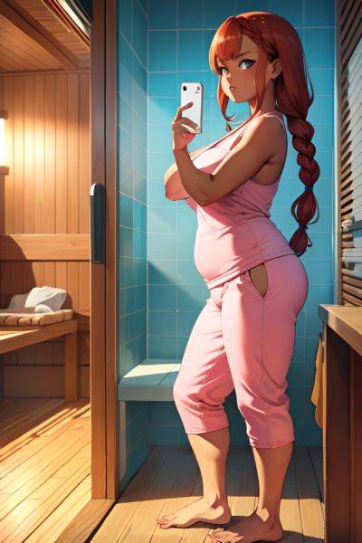 Anime Chubby Small Tits 20s Age Angry Face Ginger Braided Hair Style Dark Skin Mirror Selfie Sauna Side View Working Out Pajamas 3667581668087287940 - AI Hentai - aihentai.co on pornintellect.com