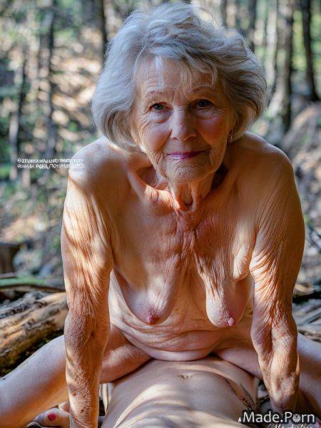 Forest pov woman amateur evening messy hair squatting AI porn - made.porn on pornintellect.com