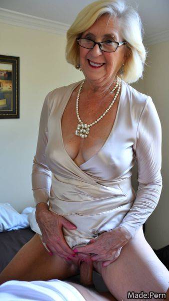 Skinny bobcut suit silk big tits woman yellow AI porn - made.porn on pornintellect.com