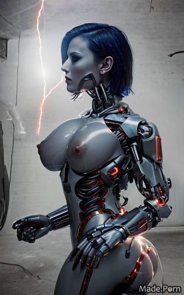 Sci-fi huge boobs veiny dick glass glow bimbo busty AI porn - made.porn on pornintellect.com