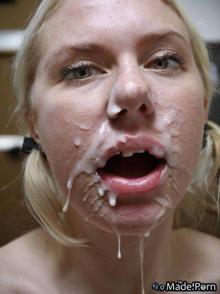 Looking at viewer princess close up hogtie pigtails locker room facial AI porn - made.porn on pornintellect.com