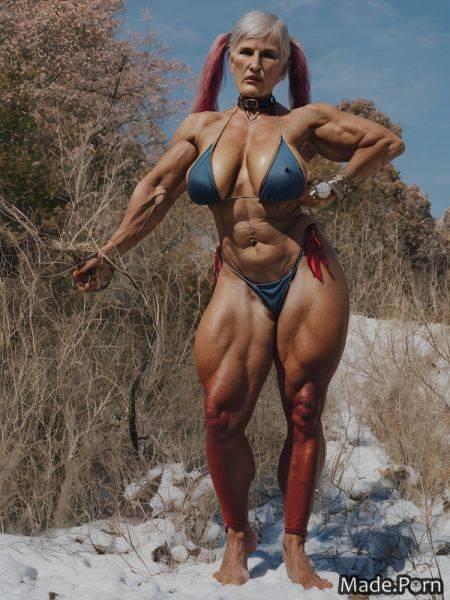 Muscular bimbo 80 standing bikini angry bottomless AI porn - made.porn on pornintellect.com