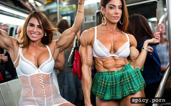 No body fat 2 gorgeous female bodybuilders long muscular legs - spicy.porn on pornintellect.com