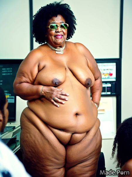 Thick thighs sunglasses seductive looking at viewer bathroom woman big hips AI porn - made.porn on pornintellect.com