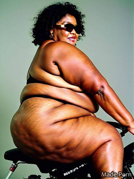 Big hips motorcycle wild afro thick thighs slutty looking at viewer chubby AI porn - made.porn on pornintellect.com